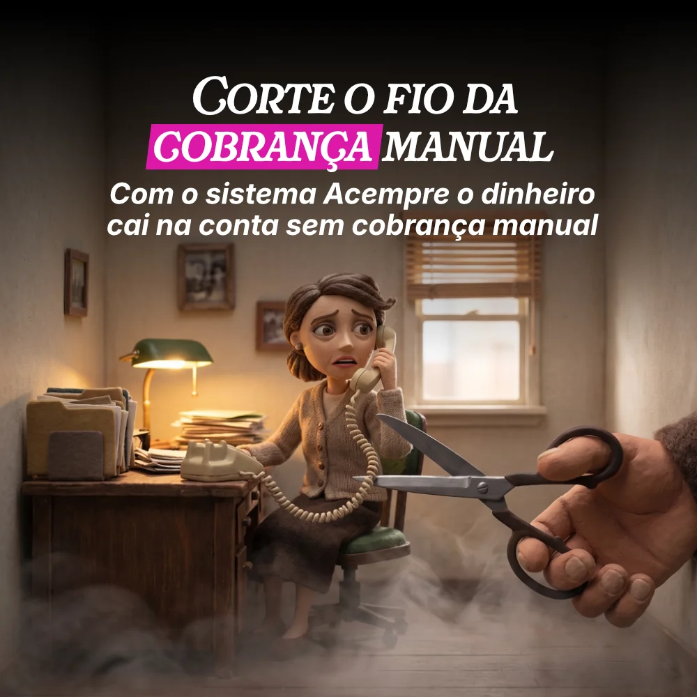 Acempre cutting the follow-up call claymation ad