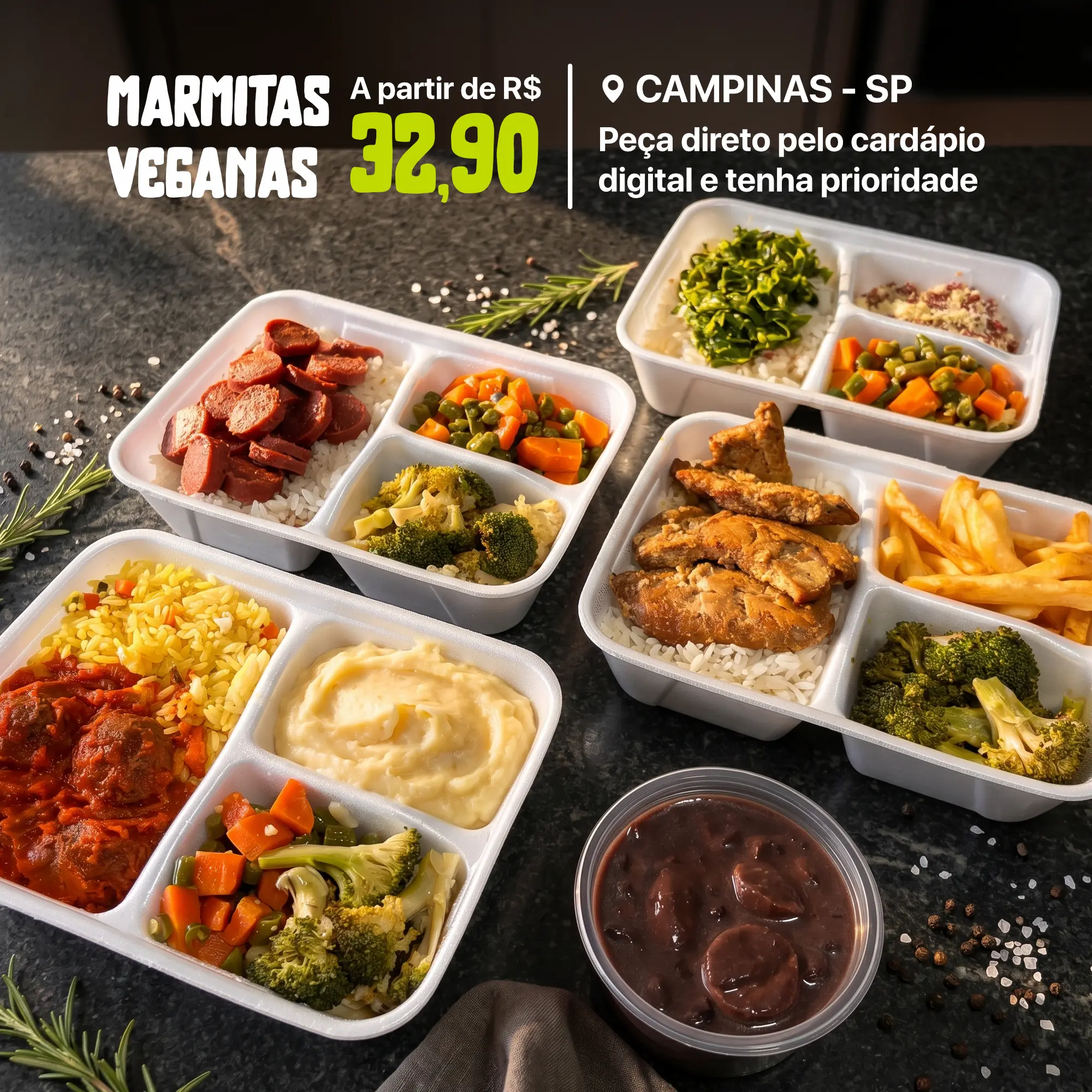 Chama Verde menu variety ad