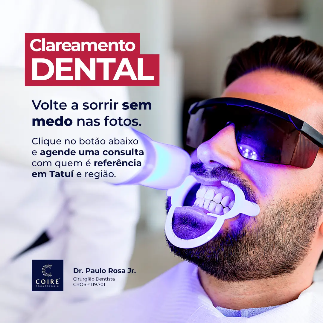 Dr. Paulo Rosa teeth whitening ad
