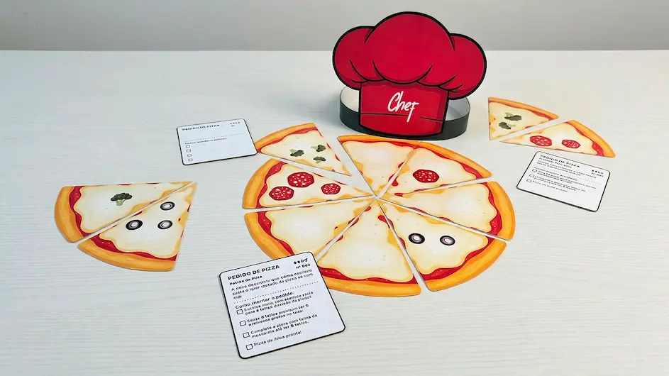 Pizzaria dos Números counting board game