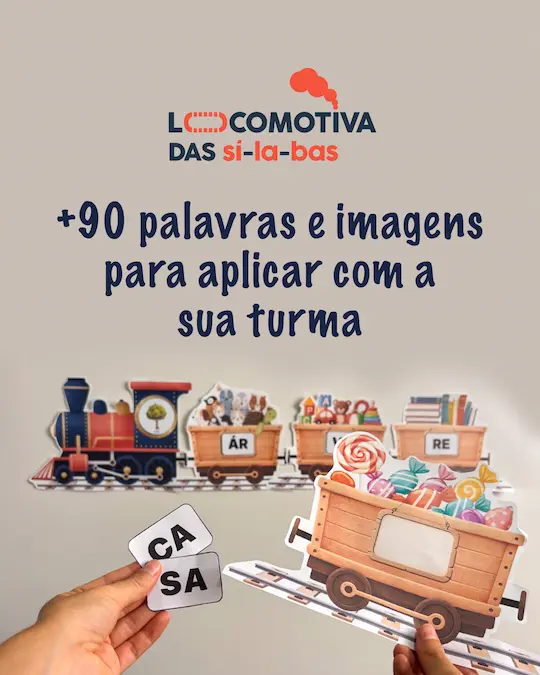 Locomotiva das Sílabas syllable-building train game